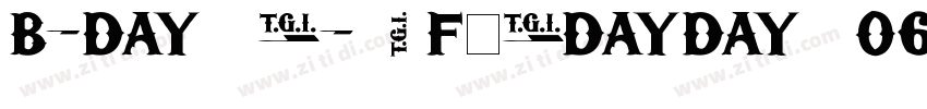 Beautiful Friday 06字体转换